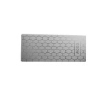 Barber razor and knives sharpening / polishing metal plate, granulation 600, silver color, 150 mm x 62 mm